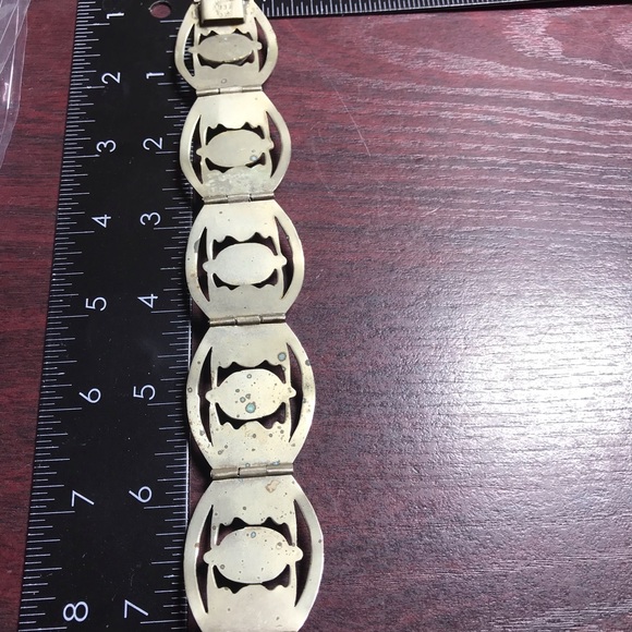 Gemstone vintage bracelet. Marked. - Picture 6 of 7